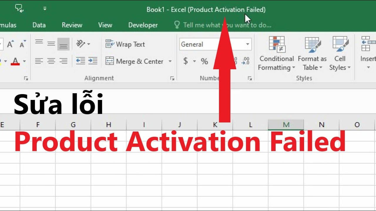 2 Cách sửa lỗi Product activation Failed Office 2016 nhanh nhất