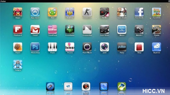 Phần mềm giả lập IOS Air iPhone Emulator