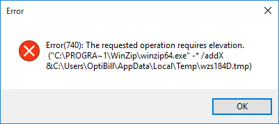 Mở file bị lỗi error code 740 và cách xử lý