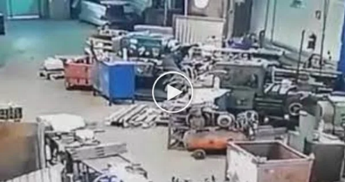 Lathe Machine Incident Real Video Original
