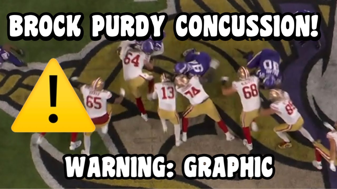 Brock Purdy concussion video